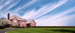 Beautiful American house blue sky and clouds
** Note: Slight graininess, best at smaller sizes