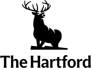 The Hartford logo featuring a stylized stag standing tall, symbolizing strength, resilience, and heritage.