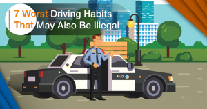 featured Police man, Illegal Driving Habits, illegal driving