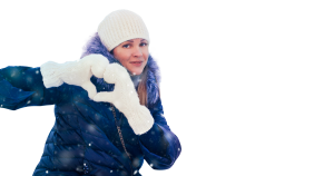 Girl In a Coat, Snowing