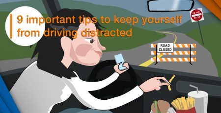 driving distracted, driving