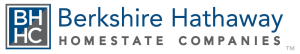 Berkshire Hathaway Homestate Companies (BHHC) official logo in black and white, featuring the Berkshire Hathaway brand name in serif font.