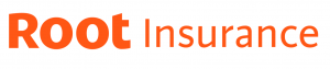 Root Insurance logo in bold orange font