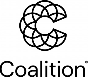 Coalition Insurance logo featuring a modern, minimalist design with bold typography.
